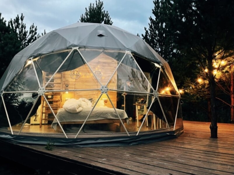 Глэмпинг Хэллоферма 