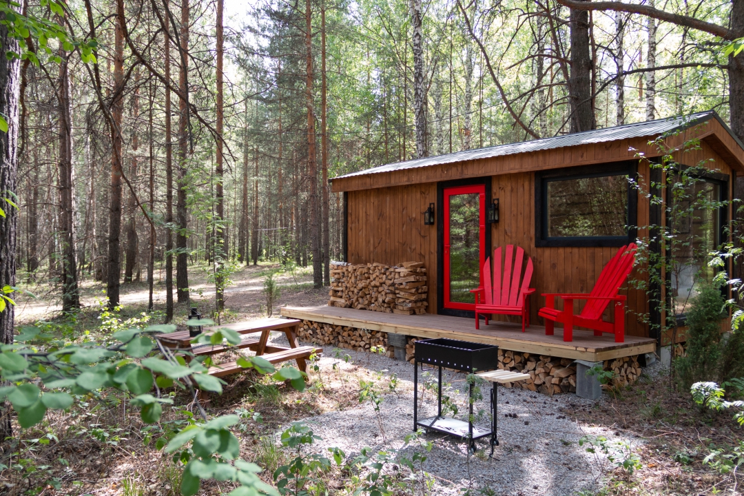 Хижина в лесу Екатеринбург